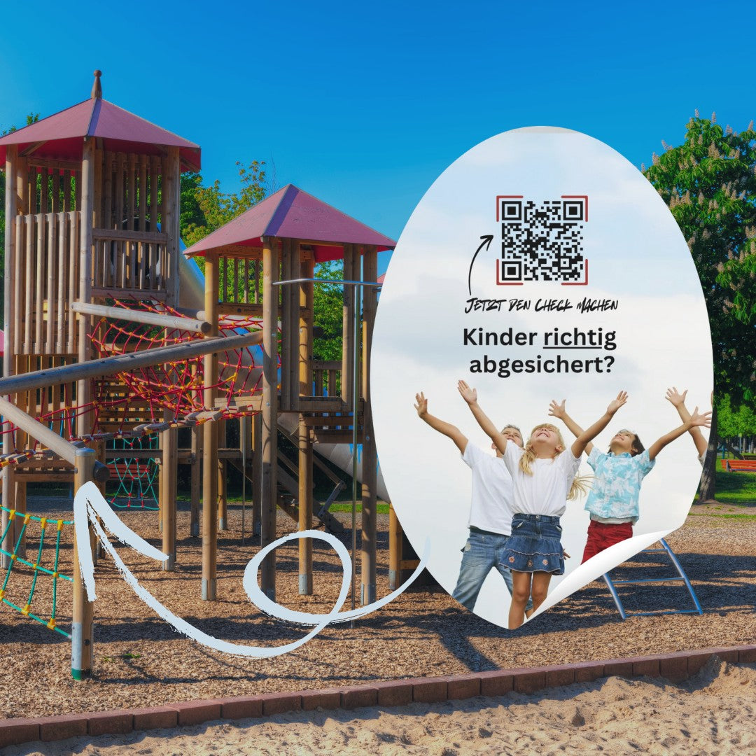 Schutz4Kids - Sticker / Aufkleber mit Deinem QR-Code | 500 Stk.