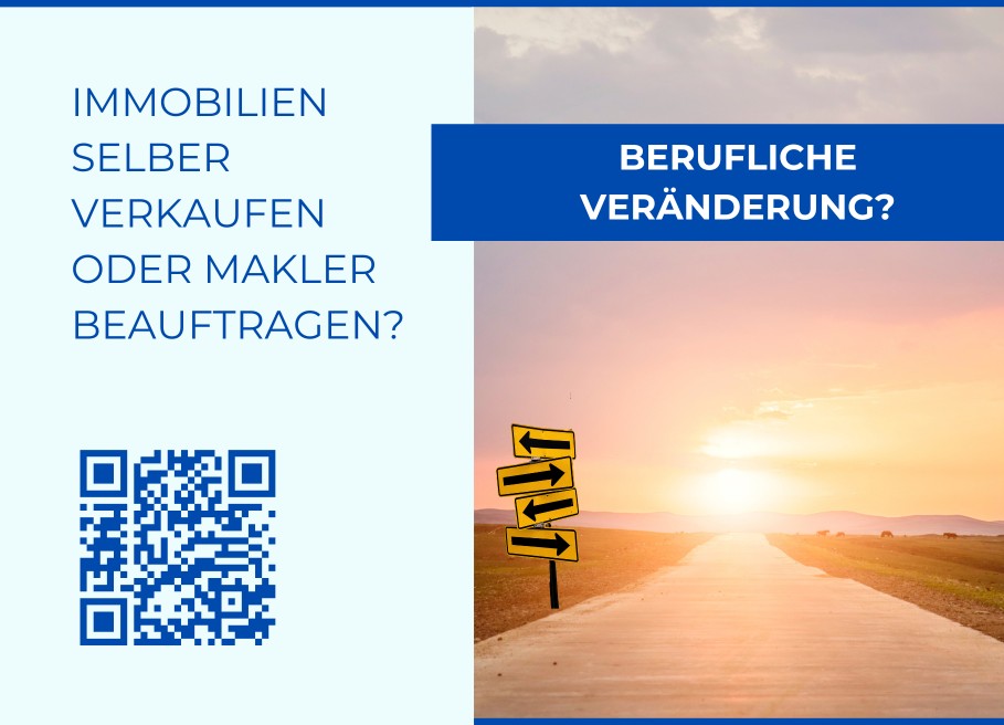 Berufl. Veränderung - Postkarten mit Deinem QR-Code & Deiner Adresse | twoforty x immobilien | 250 Stk.