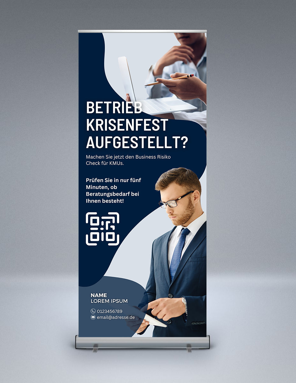 Business Risiko-Check für KMU's - Rollup | 1 Stk.