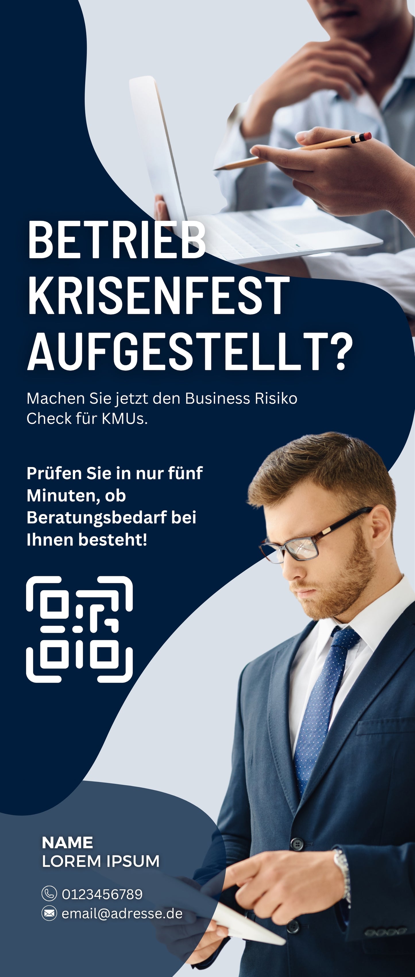 Business Risiko-Check für KMU's - Rollup | 1 Stk.
