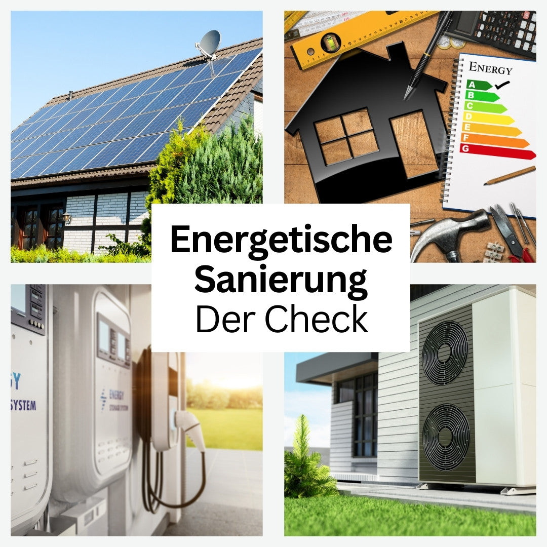 Energetische Sanierung - Der Check - Postvorlage für Social Media