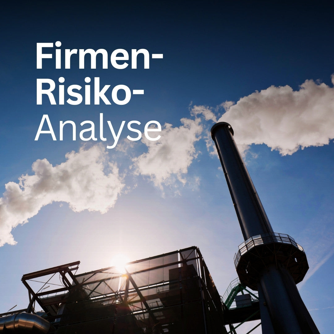 Firmen-Risiko-Analyse Postvorlage für Social Media