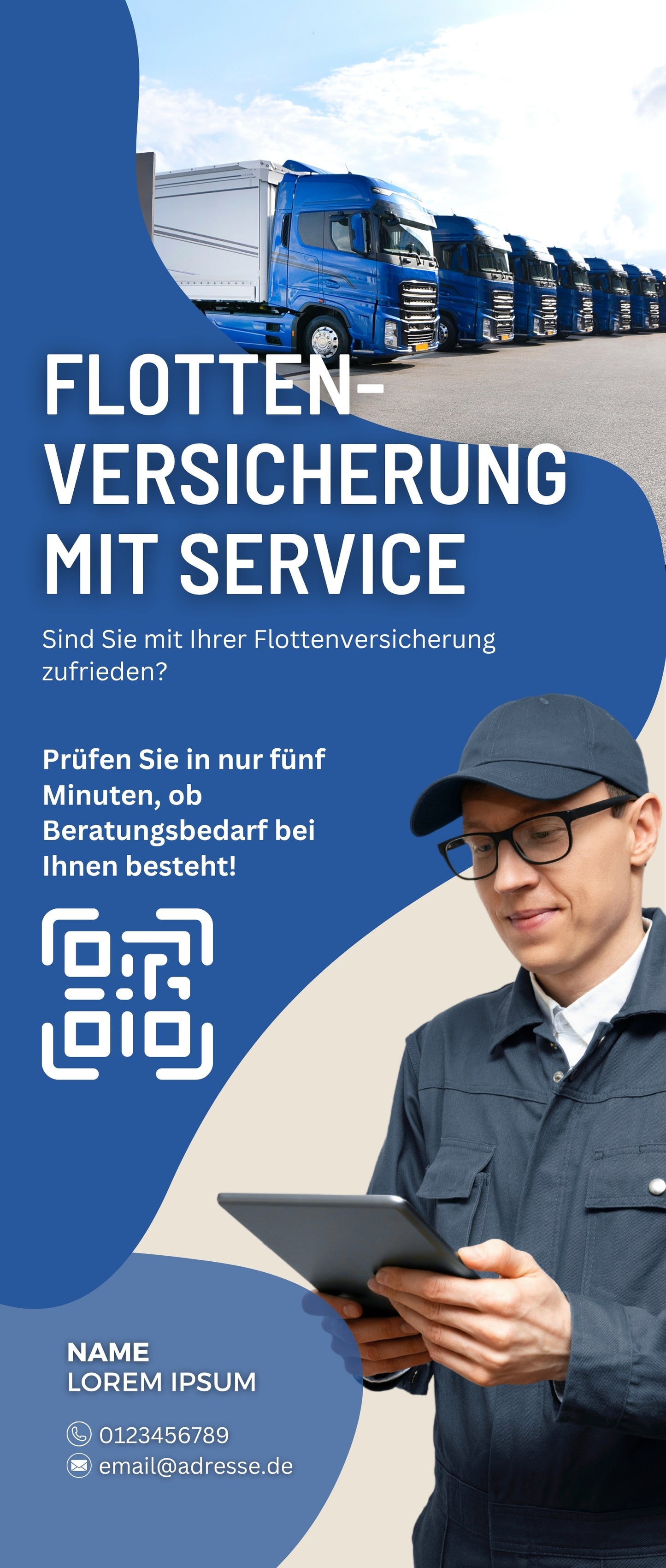 Flottenversicherung, Der Check - Rollup | 1 Stk.