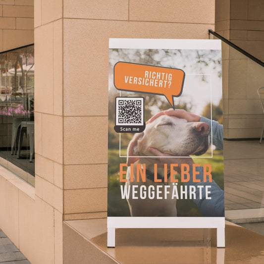 Hunde Versicherungs-Check- Poster Din A1 für Kundenstopper oder Schaufenster 3 Stk.