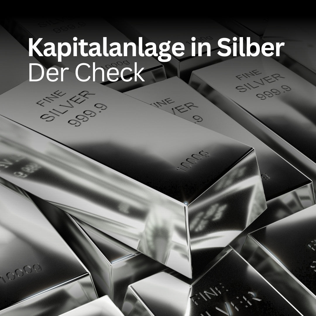 Kapitalanlage in Silber, Postvorlage für Social Media