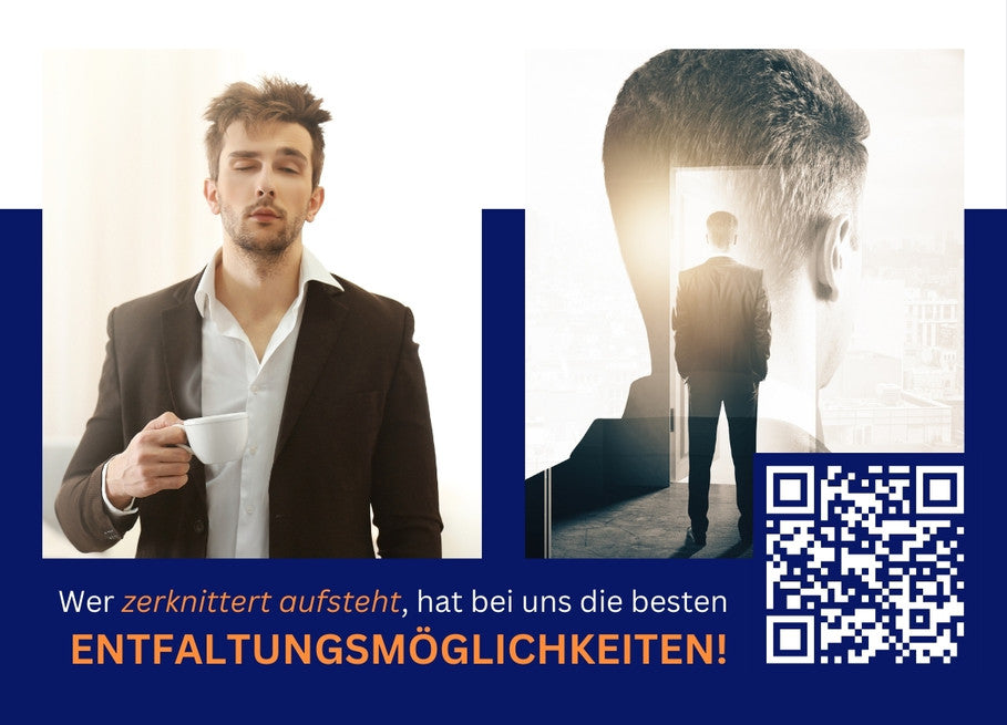 Der Karriere Check - Postkarten mit Deinem QR-Code & Deiner Adresse