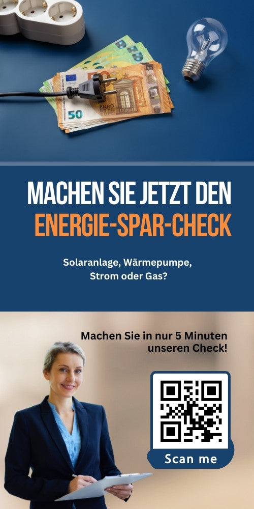 Energie-Spar-Check - Flyer mit Deinem QR-Code | 250 Stk.