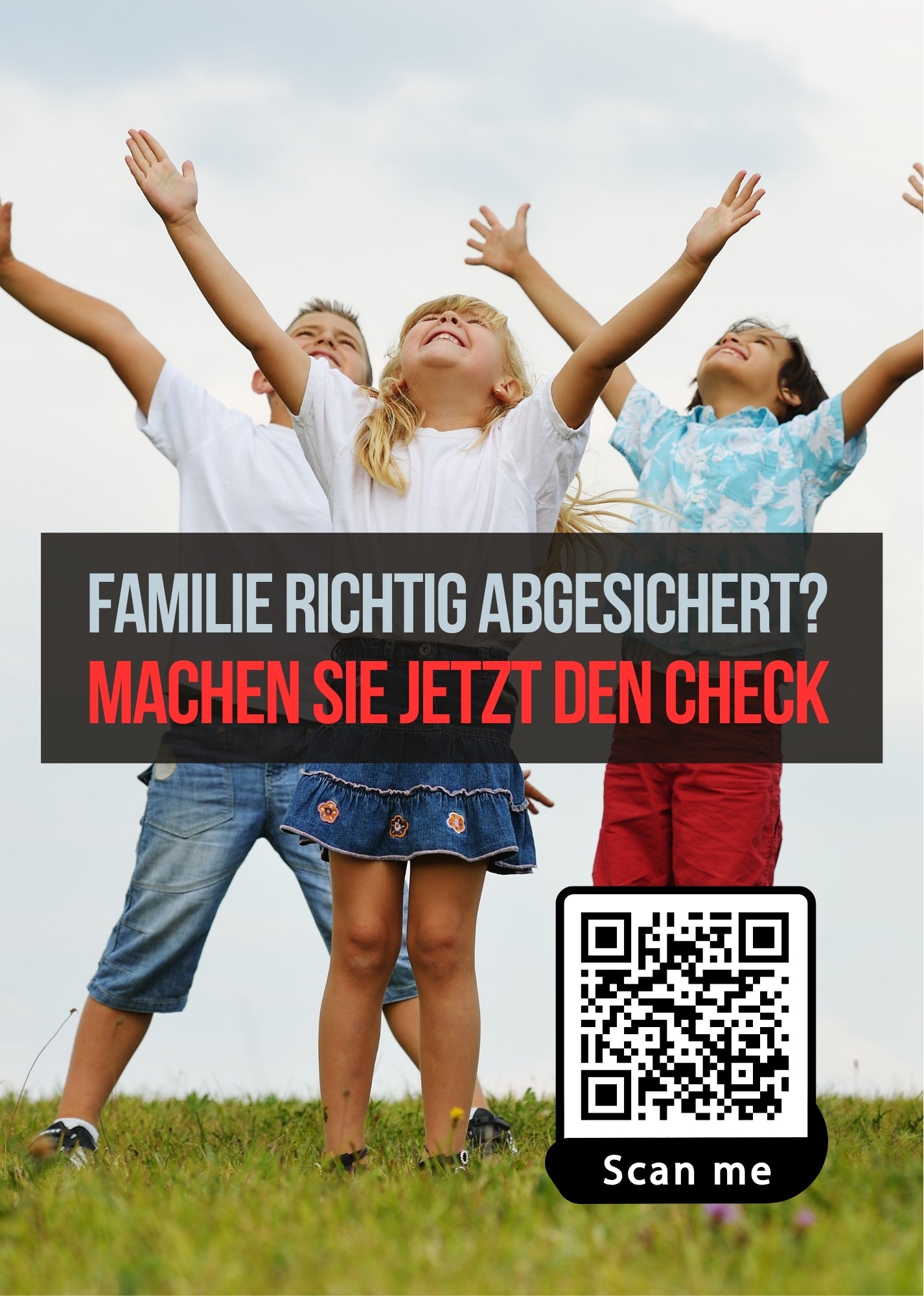 Schutz4Kids - Mini Rollup mit Deinem QR-Code - 1 Stk.