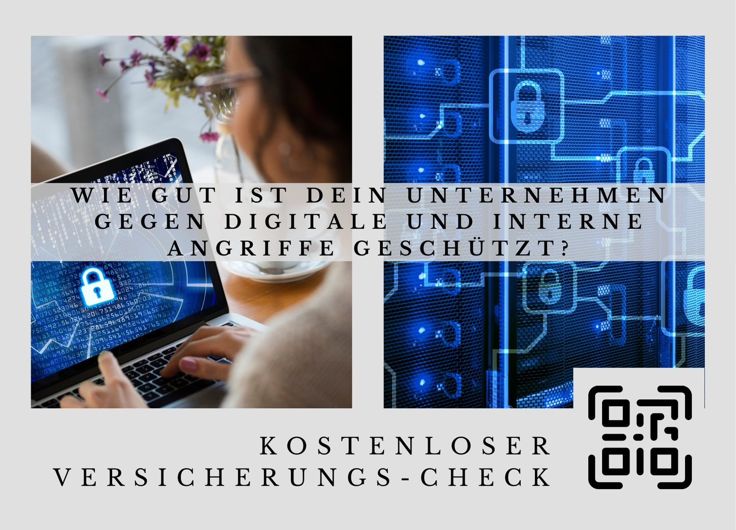 Wirtschaftskriminalität - Der Check - Postkarten mit Deinem QR-Code & Deiner Adresse