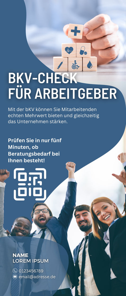 bKV-Check Arbeitgeber - Rollup | 1 Stk.