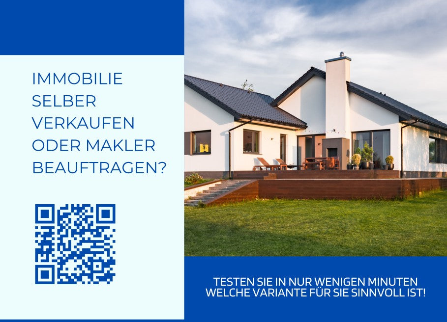 Hausverkauf-Postkarten mit Deinem QR-Code & Deiner Adresse | twoforty x immobilien | 250 Stk.