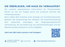 Lade das Bild in den Galerie-Viewer, Mehr Mobilität - Postkarte mit Deinem QR-Code &amp; Deiner Adresse | twoforty x immobilien | 250 Stk.
