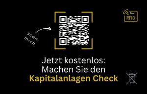 RFID-Blocker Karte mit Deinem QR-Code & Deiner Adresse | 100 Stk.