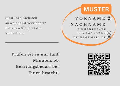 Schutz4Kids - Postkarten mit Deinem QR-Code & Deiner Adresse