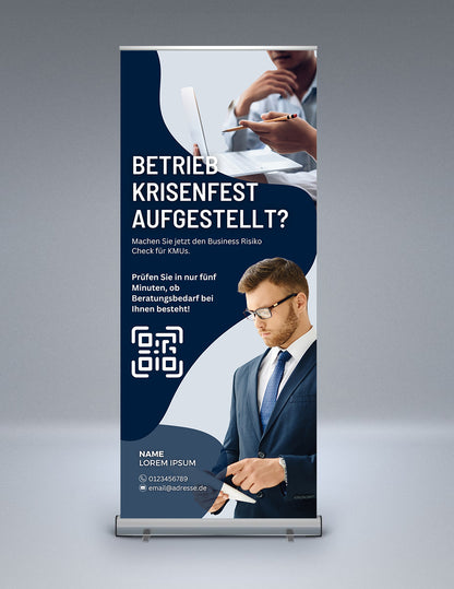 Business Risiko-Check für KMU's - Rollup | 1 Stk.