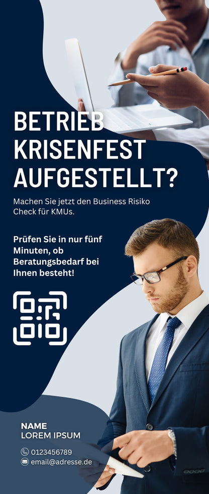 Business Risiko-Check für KMU's - Rollup | 1 Stk.