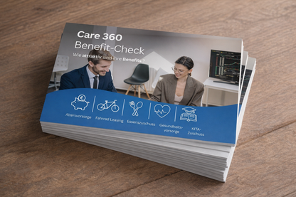 Care 360 Benefit-Check - Postkarten mit Deinem QR-Code & Deiner Adresse