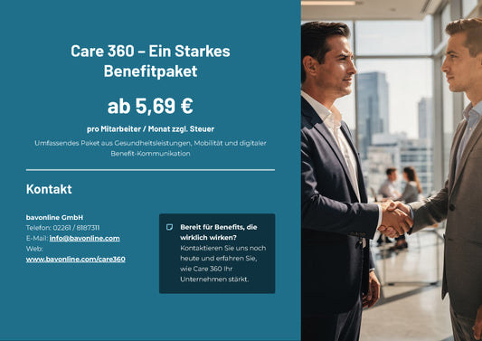 Care 360 - Broschüre für den Endkunden - 100 Stück