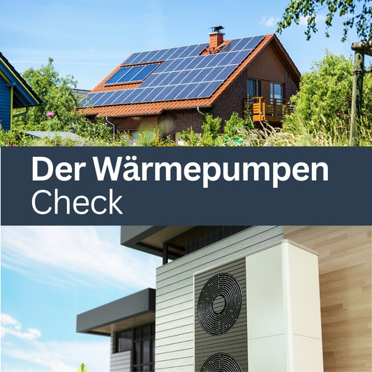 Wärmepumpen-Check, Postvorlage für Social Media