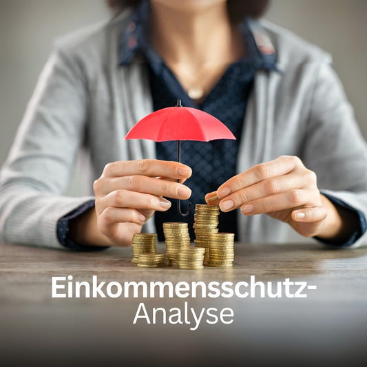 Einkommensschutz-Analyse - Postvorlage für Social Media