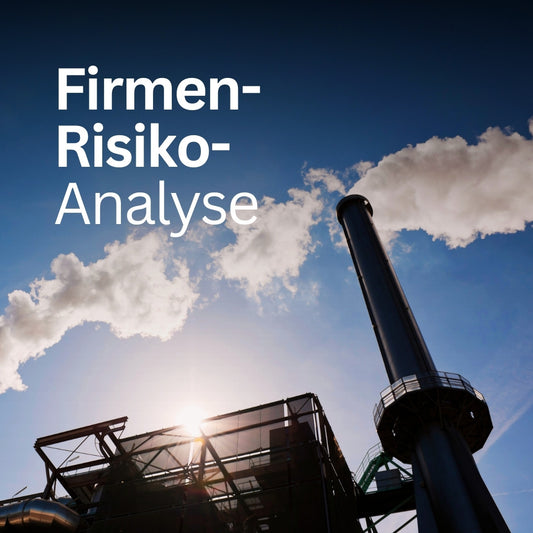 Firmen-Risiko-Analyse Postvorlage für Social Media