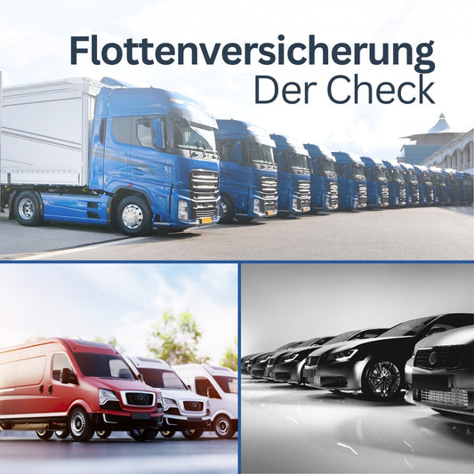 Flottenversicherung, Der Check -  Postvorlage für Social Media
