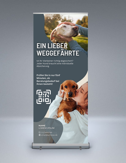 Hunde Versicherungs-Check - Rollup | 1 Stk.