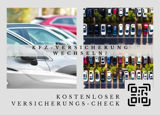 KFZ-Topschutz-Analyse - Postkarten mit Deinem QR-Code & Deiner Adresse