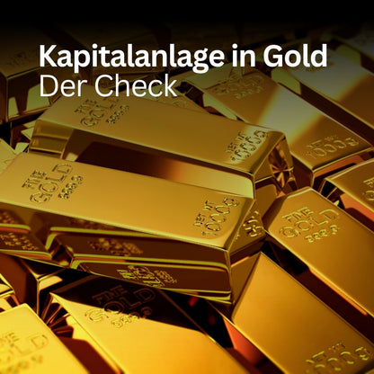 Kapitalanlage in Gold, Postvorlage für Social Media