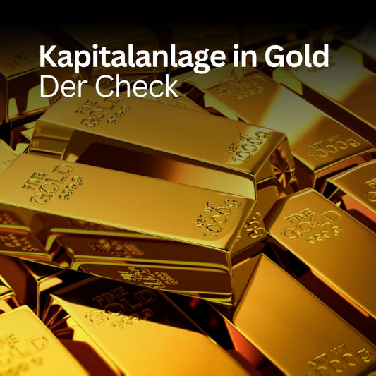 Kapitalanlage in Gold, Postvorlage für Social Media
