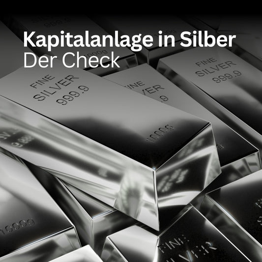Kapitalanlage in Silber, Postvorlage für Social Media