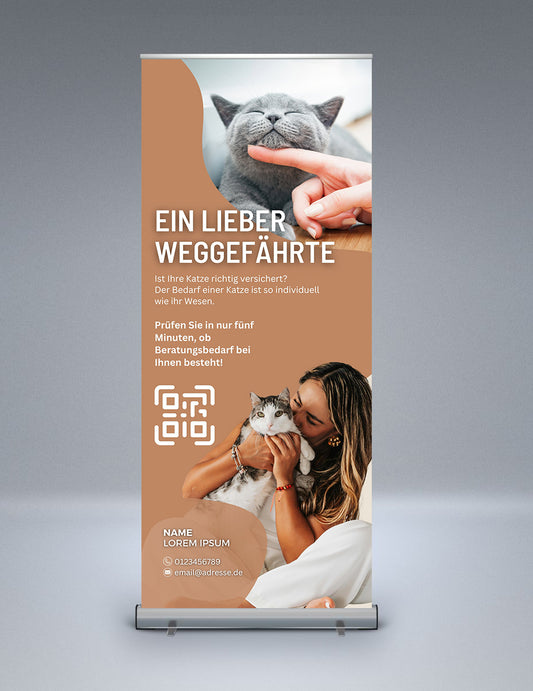 Katzen Versicherungs-Check - Rollup | 1 Stk.