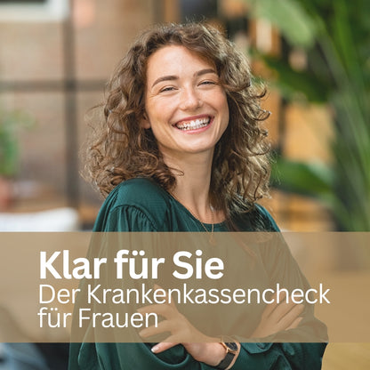 Klar für Sie - Krankenkassencheck für Frauen, Postvorlage für Social Media