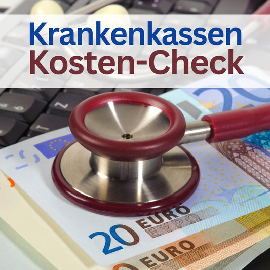 Krankenkassen Kosten-Check Postvorlage für Social Media
