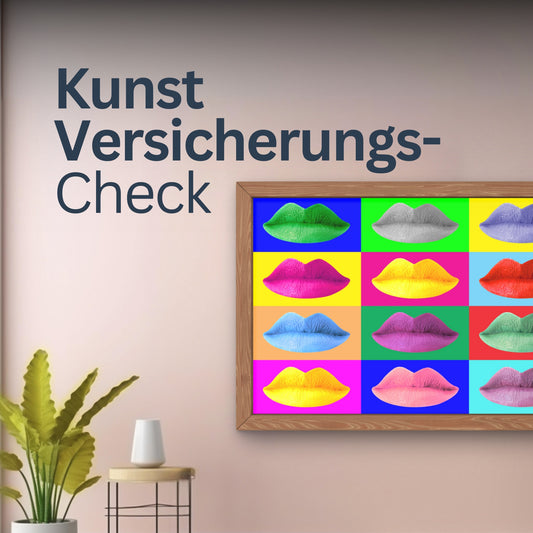 Kunst Versicherungs-Check - Postvorlage für Social Media