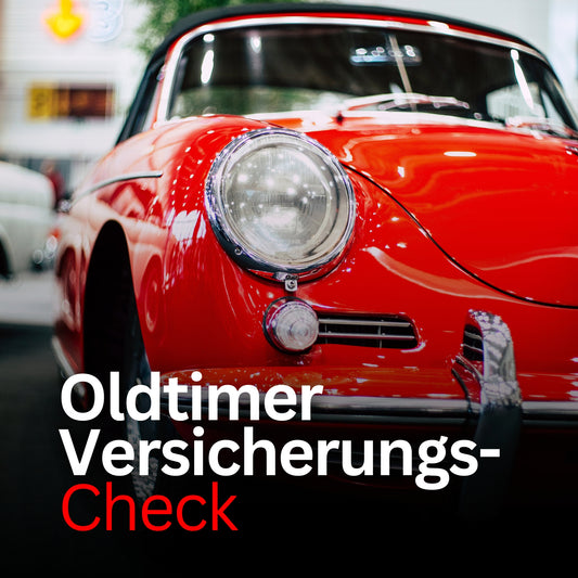 Oldtimer Versicherungs-Check - Postvorlage für Social Media
