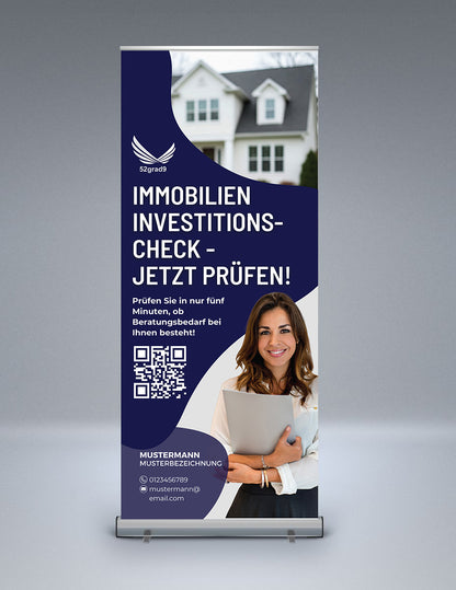 Immobilien Investitions Check - Rollup | 1 Stk.