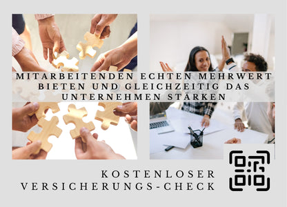 bKV-Check Arbeitgeber - Postkarten mit Deinem QR-Code & Deiner Adresse
