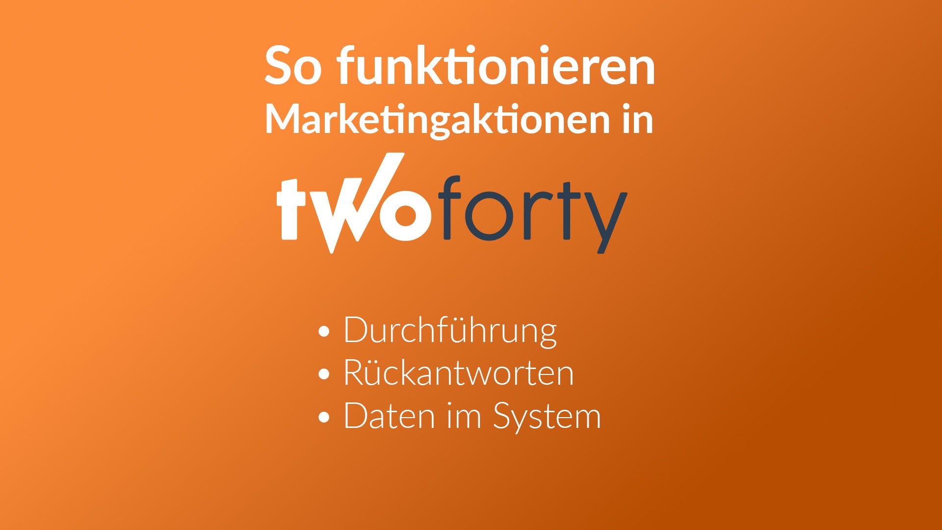 Anleitung wie man seinen twoforty Link & QR-Code erstellt