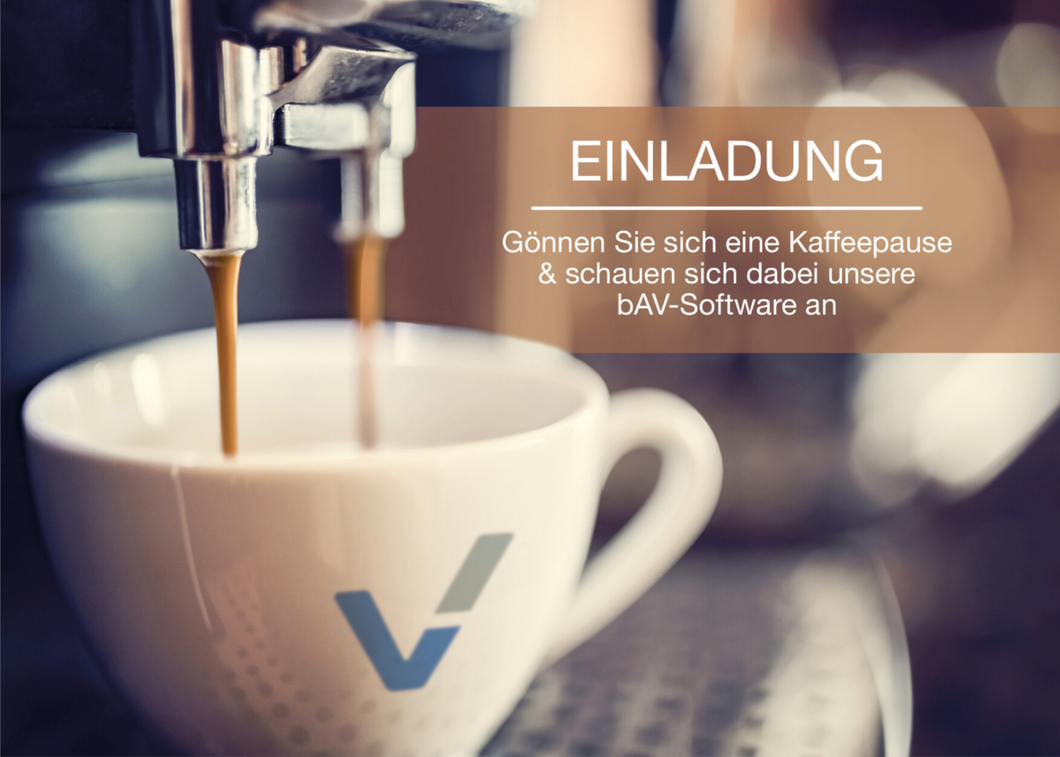 250 x Kaffeepause - Einladung zum Demotermin